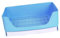 Folpus Lapin Litière Toilettes Fond Antidérapant Nettoyage Facile Tiroir Portable Design Bunny Potty Pan pour Hamster Pet Supplies - Bleu