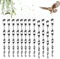12 Stück Reflektierende Windspirale Vogelschreck, Reflektierende Windspirale, Vogelabwehr Windspiel, Reflektierende Vogelschreck, für Dekoration Ideal für Haus & Garten