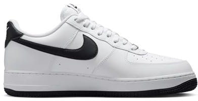 NIKE FQ4296-101 Air Force 1 '07 Uomo, White/Black-White EU 44