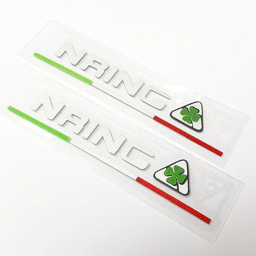 Auto Emblem Aufkleber für alfa Romeo Giulia nring Stelvio, Karosserie Emblem Aufkleber, Metall Abzeichen, Auto Aufkleber Abzeichen Außendekorations Auto Zubehör