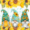 MOGTAA Zwerg Diamond Painting Erwachsene, 5D Gnomes Diamant Painting Bilder Set, DIY Diamond Art Blume Diamant Malerei Bilder für Home Wand Dekor 30x30cm