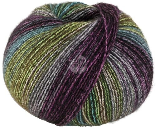 LANA GROSSA Gianna | Baumwolle, weichen Merino- und Kaschmirfasern | Handstrickgarn aus 80% Cotton (Bio), 15% Virgin Wool (Merino) & 5% Cashmere | 50g Wolle, Stricken & Häkeln | 180m Garn FB 6