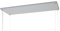 Berbel DKG Glas 100 SK SG - 1050567 Deckenkonsole Silbergrau