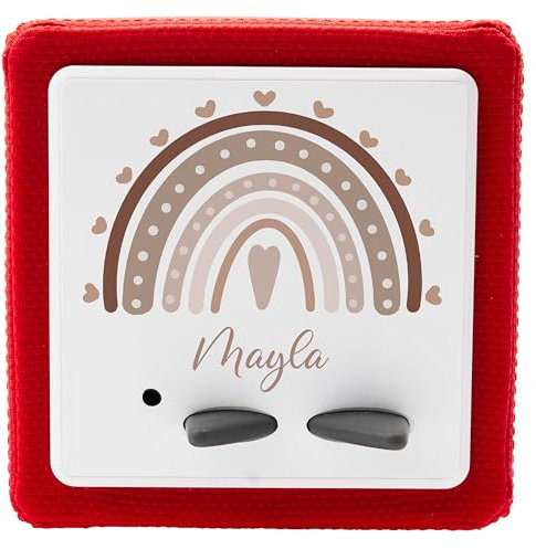 KIDSMOOD - Schutzfolie für Toniebox, personalisiert mit Namen, selbstklebend, passgenau & kratzfest, Sticker für Tonies Musikbox, Toniebox Aufkleber für Jungen & Mädchen, Zubehör für Toniebox