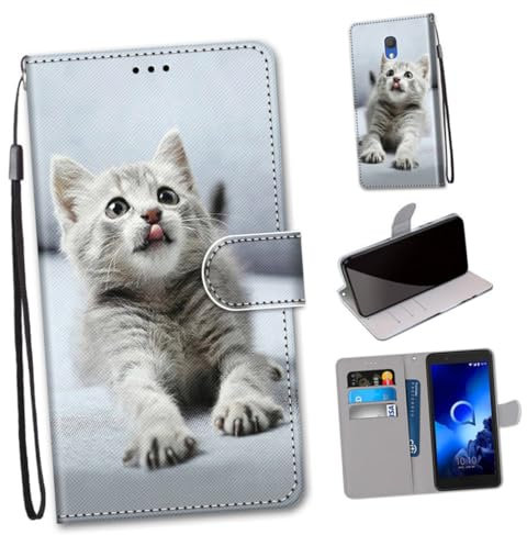 Uonlytech Funda De Teléfono con Diseño Protección Antigolpes y Soporte Carcasa De PU y Pc para Uso Diario