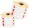 G4GADGET 2 Rolls “Use by” Yellow Food Labels – 500 Labels Per Roll – 1000 Total Stickers (50x75mm) – Writable Kitchen Rotation Stickers – Commercial Food Prep Adhesive Tags