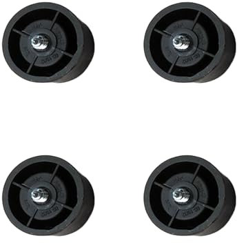 NUHFUFA Lot de 4 pieds de fixation à vis en caoutchouc compatibles avec micro-ondes Mi-DEA, accessoires de support fixes pour four à micro-ondes de 23 L