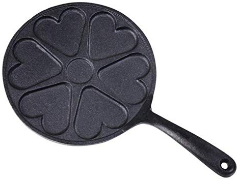 Bratpfanne 5 in 1, Grill-/Frühstückspfanne mit mehreren Abschnitten und antihaftbeschichtetem Gusseisen für alle Herdarten, einschließlich Induktion, für Steak oder gegrilltes Gemüse und andere köstl