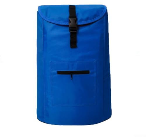 Carrello per la spesa ultraleggero, pieghevole, per salire le scale, con fodera isolata (blu)