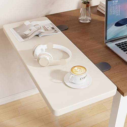 Weiß,60*25,Ergonomische Schreibtisch-Verlängerung, 70*25cm, stanzfrei, zum Anklemmen, faltbare Tastatur-Schubladenablage, Tischhalterung, Arm-Handgelenkauflage, Computer-Ellenbogenarmstütze