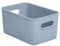 Tatay Storage Box Baobab, 5L Capacity, Polypropylene, BPA free, Mist Blue . Measures 18.1 x 27.2 x 13 cm
