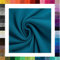 1 Meter Jersey Baumwolljersey uni Farben, 220g/m², Öko-Tex Standard 100, Stoffe, 330g/lfm (7038 Türkisgrün)