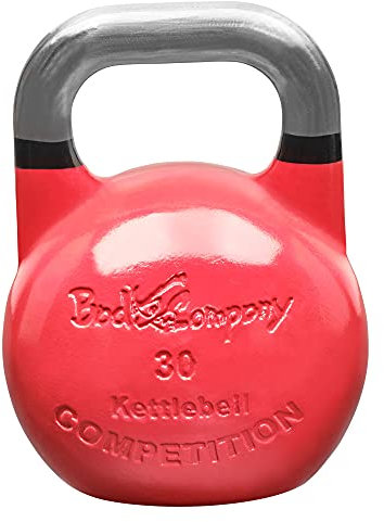 Bad Company Competition Kettlebell I Kugelhantel aus Stahl I Schwunghantel Workout in verschiedenen Gewichtsstufen I 30 kg