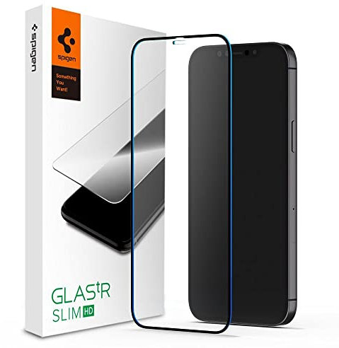 Spigen Glas FC AGL01468 Screen Protector Glass Suitable for (Mobile Phone): iPhone 12 Pro Max 1 Item