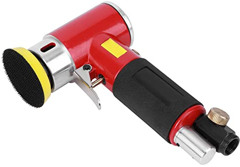 Kit de ponceuse à air, ponceuse à air orbitale aléatoire de 2 pouces 3 pouces, mini ponceuse pneumatique ponceuse outils de meulage de polissage pour le travail de carrosserie automatique