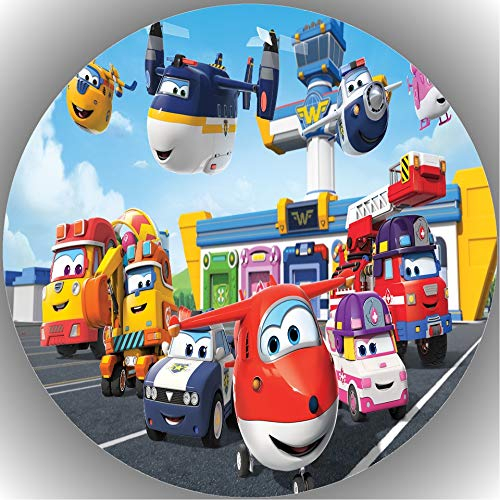 Premium Esspapier Tortenaufleger Tortenbild Geburtstag Super Wings AMA 5