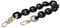ETUUI Universale Handykette Candy Chain - Gold Black I Handgelenkschlaufe Kette Handy Modell übergreifend I Mobile Umhängeband für iPhone Samsung und Co.