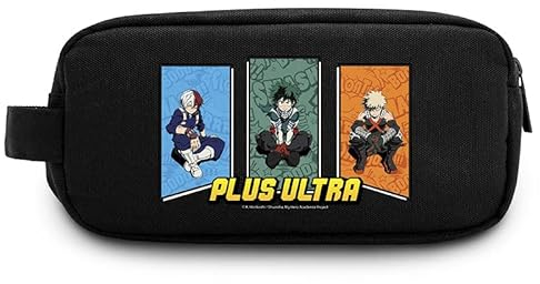 ABYstyle - MY HERO ACADEMIA Federmäppchen Midoriya Todoroki & Bakugo, Schwarz