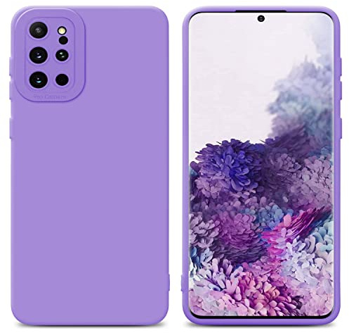 Cadorabo Hülle kompatibel mit Samsung Galaxy S20 Plus Schutzhülle TPU Silikon Case Liquid Design mit Kameraschutz Slim Kratzfest Weiche Gummi mit Rundumschutz Case Hülle für Galaxy S20 Plus in Lila