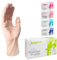 Guantes Desechables de Vinilo, 100 unidades/caja, Sin Polvo, Guantes de Vinilo, Guantes Desechables (M, Transparente)