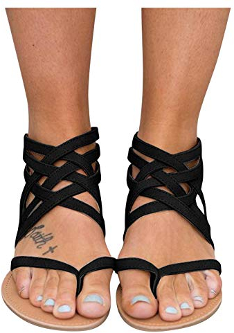 Pianshanzi Sandalen Damen Sommer Rieker Römische Spitze Schuhe Hausschuhe Hohl Retro Peep Toe Sandalen Orthopädische Sport Trekkingsandalen Damen Big Toe Hallux Valgus Für Die Behandlung