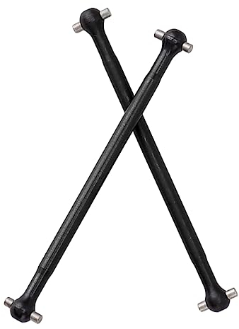 BAOFUYA Antriebswelle für RC Car, 1/8 RC Car, Hintere Antriebswelle, Stahlmaterial, Gesamtlänge 101,5 Mm, Ersatzteile, 2 Stück