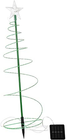 Housoutil 1 Satz Garten Licht Weihnachtsdekorationen Für Den Baum Im Freien Weihnachtsspirallichter Im Freien Beleuchteter Baum Im Freien Weihnachtsspirale Lichtbaum Draussen Abs Stehlampe