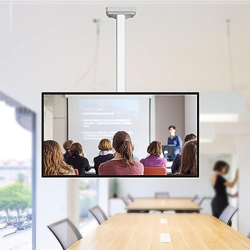 Tv Deckenhalterung Elektrisch - Höhenverstellbare TV-Deckenhalterung, Teleskopierbarer TV-Deckenlift, Für 40-65-Zoll-Flachbildfernseher, TV-Stange Hält Bis Zu 45 Kg, Max. VESA 600 X 400 Mm
