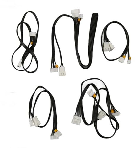 Endschalter Verlängerungskabel, 5 Stück Plug and Play Schrittmotor Verlängerungsleitungen für Ender 5 für Ender 5 Pro für Ender 5 Plus, X Y Z E Achse, Einfache Installation