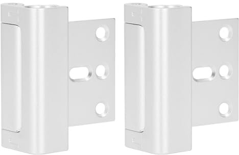 2Pcs Door Security Lock Withstand 800lbs Childproof Reinforcement Lock for Home Indoor, Easy Installation, Easy Unlock, High Security
