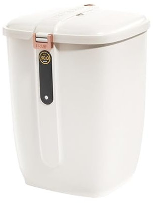 LOVIVER Food Storage Container Cereal Flour Bin Pet Food Storage Box Rice Bucket, For 15KG