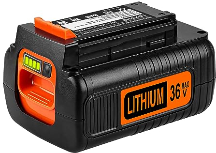 ENERGUP 36V 2500mAh Ersatzakku für Black+Decker 36V Akku LBX2040 BL20362 BL2536 LBXR36 LBXR2036 LBX36
