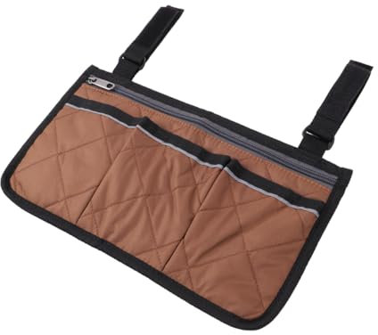 HONMEET 1stk Seitentasche Mit Mehreren Taschen Elektrische Rollstühle Walker-armlehnentasche Elektrischer Rollstuhl Armlehnentasche Für Rollstuhl Fahrrad-frontkorb Elektrorollstuhl