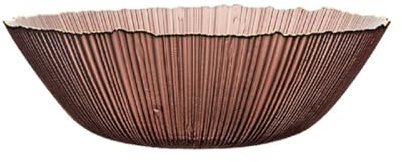 JUNYFFF Fruit Bowl Stylish Designed Fruit Basket Food Grade Crystal Glass Super Durable Fruit Bowls,Purple