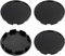GTME 4Pcs Cache Moyeu 63mm pour Dodge Ram 1500 1993-2007, Centre de Jante Capuchons Centre Roue Couvre Chapeaux Enjoliveurs Centre de Roue de Voiture Bouchon De Jante,Silver-