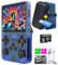 SVP Formats R36S Consola retro portátil 64 GB con +15.000 Juegos +26 Emuladores PS1, PSP, N64, NDS, SuperN, GameB, GBA - Linux IPS 3.5 Consola de videojuegos portátil (Azul t., 64 GB (15K juegos))