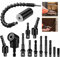 Juroupi 14PCS Flexible Drill Bit Extension Set with 105° Angle Drill Bit Extension & Universal Socket Adapter & Socket Grip
