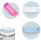 3 PCS Replacement Straw Lids for Stanley Tumbler, 40 OZ Leakproof Tumbler Lids with Straw Hole, Travel Tumbler Lid Accessory Compatible with Stanly 40oz Cup (40oz)