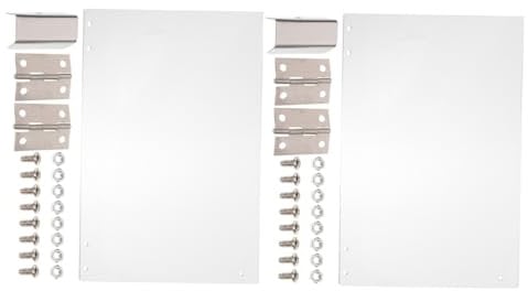 ABOOFAN 2pcs Clear Door Panels Popcorn Maker Accessories Commercial Popcorn Machines Protective Panel Accessories 36.3x21.5cm