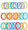 YeahiBaby 24pcs Baby Teether Ring Link Rings Toys Infant Links Rattle Strollers Crib Travel Toys