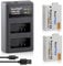 Blumax Gold Edition Battery LP-E8 1260 mAh + Mini Dual Charger Pack of 2