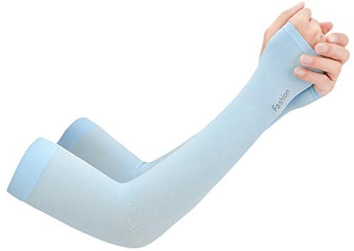 K Home Manicotti per Braccio in Seta di Ghiaccio con Protezione UV, Protezione UV, Protezione Solare UPF 50, per Uomini e Donne, per Corsa, Ciclismo, Pesca, Golf, pallavolo