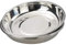 Hokky Plateau à Repas Rond Acier Inoxydable, Lot de 4 Assiette Plate