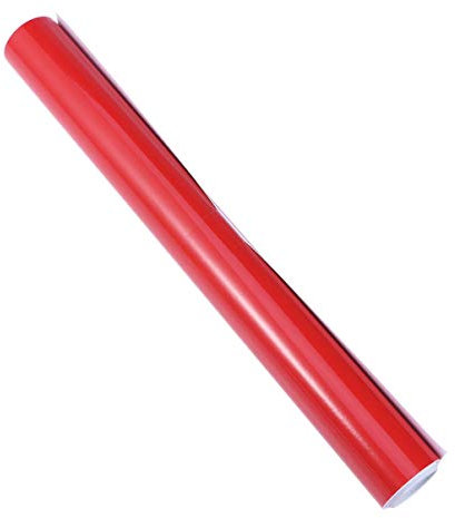 Étanche Wrap de Voiture PVC Bulle Brillant Wrap Rouleau Voiture Autocollant Film Autocollant pour Auto Véhicule Décoration 30X152 Cm (Rouge)