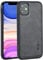 Molzar GripBig Series for iPhone 11 Case, Built-in Metal Plate for Magnetic Mount, Works with Qi-certified Chargers, Compatible with iPhone 11, Black/Black