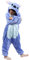 zpllsbratos Niños Pijamas Animales Ropa de Dormir Cosplay Disfraz para Carnaval Halloween Navidad(Stitch,Etiqueta 130 para Altura 125cm-135cm)