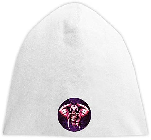 Cosmic Elephant Mammoth Third Eye Surreal Graphic Beanise Hood Unisex Breathable Cap Hat Bequemes Trikot One Size