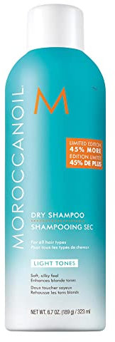 Moroccanoil Trockenshampoo für helle Haare, 323ml SONDERGRÖSSE mit 40% mehr Inhalt