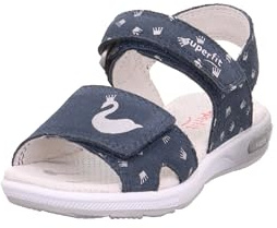 Superfit Mädchen Emily Sandale, Blau 8000, 28 EU
