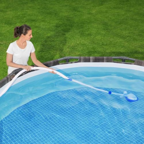 Flowclear AquaSweeper Aspirapolvere automatico per piscina con prefiltro integrato per piscine fuori terra, tubo da 7,5 m, compatibile con pompe filtranti, design brevettato